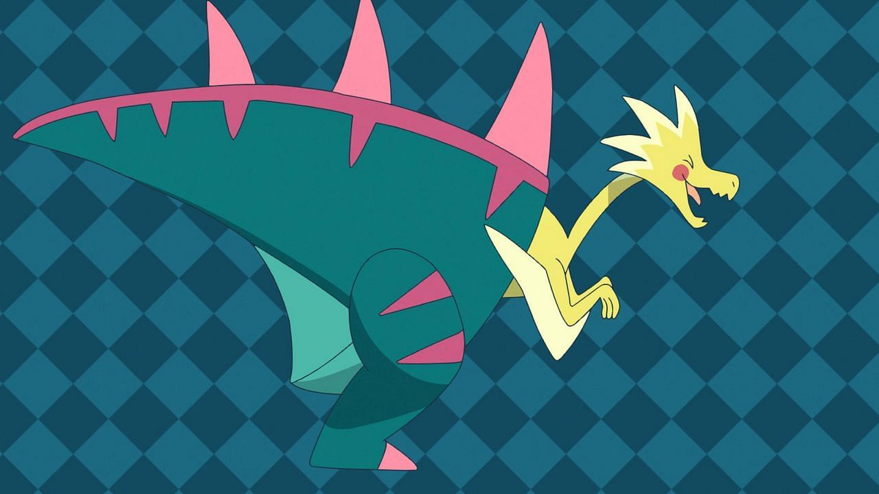 Dracozolt as it appears in the anime (Image via The Pokemon Company)