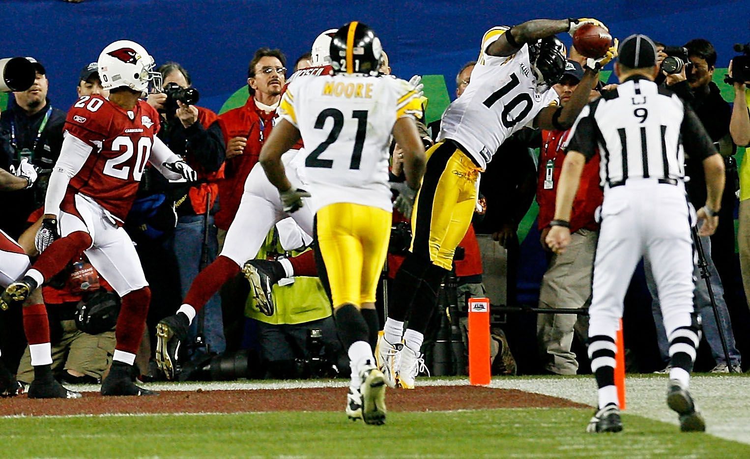 Santonio Holmes' SB TD catch against Arizona was the greatest in the game's history