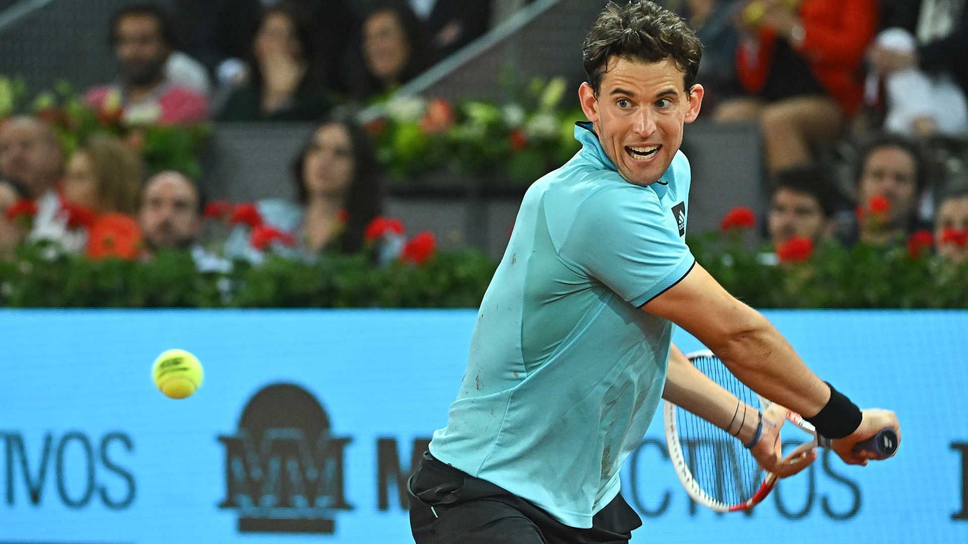 Dominic Thiem had to battle hard to ensure the win on Tuesday