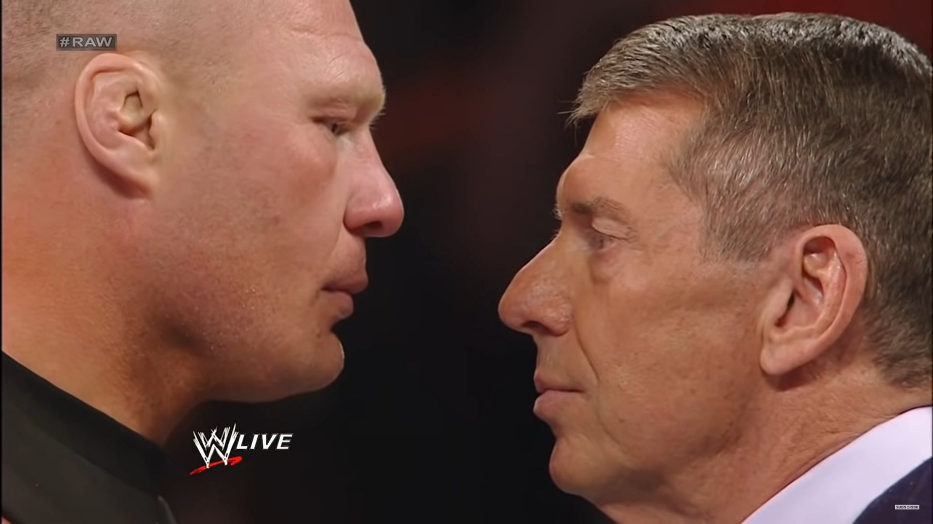 Brock Lesnar and Vince McMahon face to face in 2013