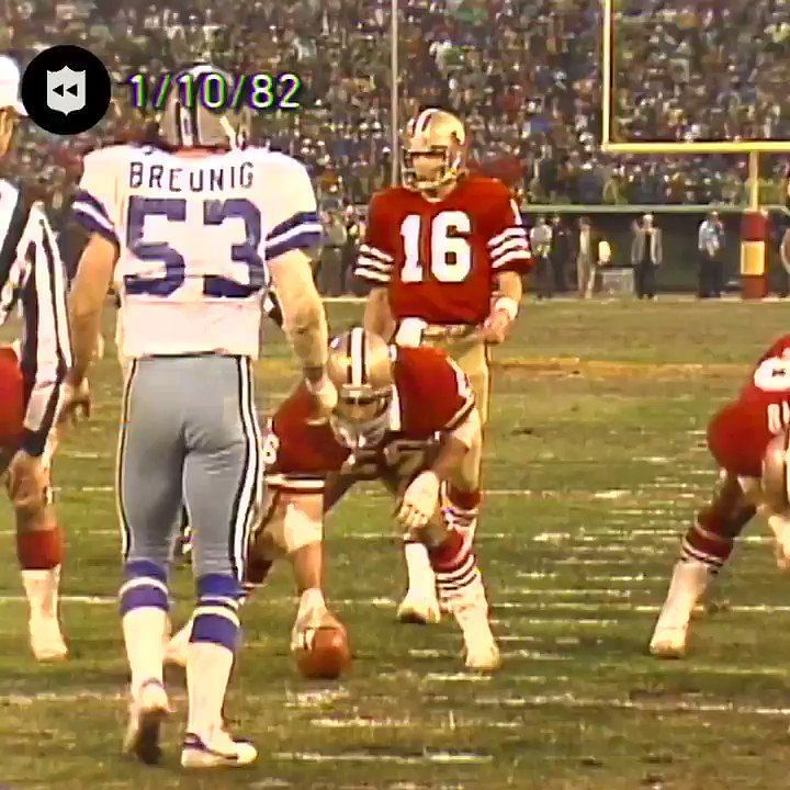 Joe Montana San Francisco 49ers v LA Rams 1988 Photo