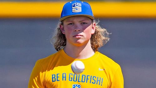 MLB Draft's top overall pick for 2022, Jackson Holliday. (Image from cbssports.com)