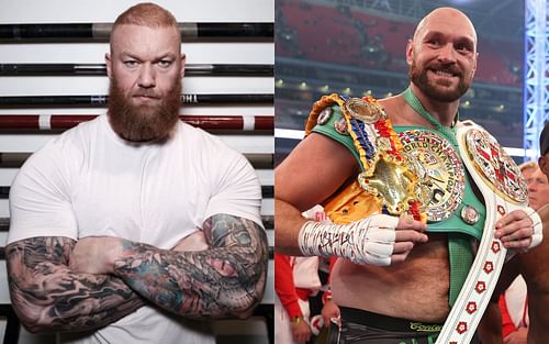 Thor Bjornsson (L) and Tyson Fury (R) (Image credits @thorbjornsson on Instagram and Getty Images)