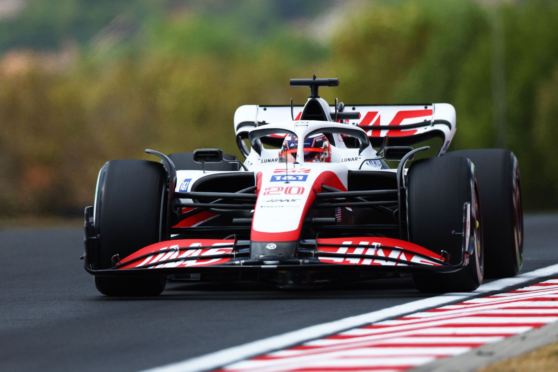 Kevin Magnussen will run the upgrades for Haas F1