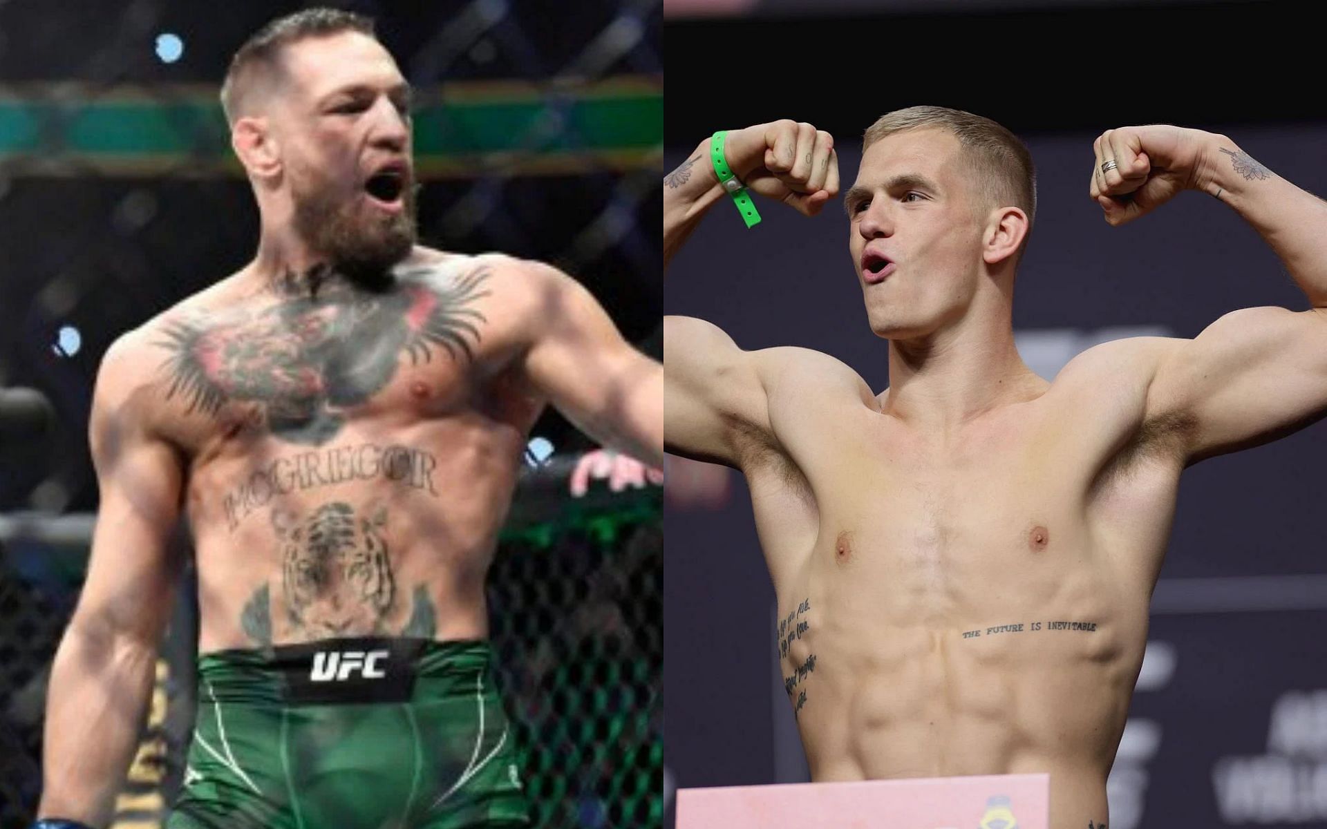 Conor McGregor (left) and Ian Garry (right)