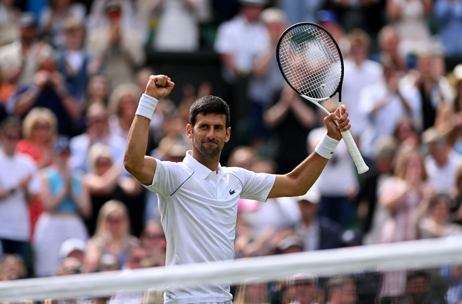 Novak Djokovic has reached the third round at SW19