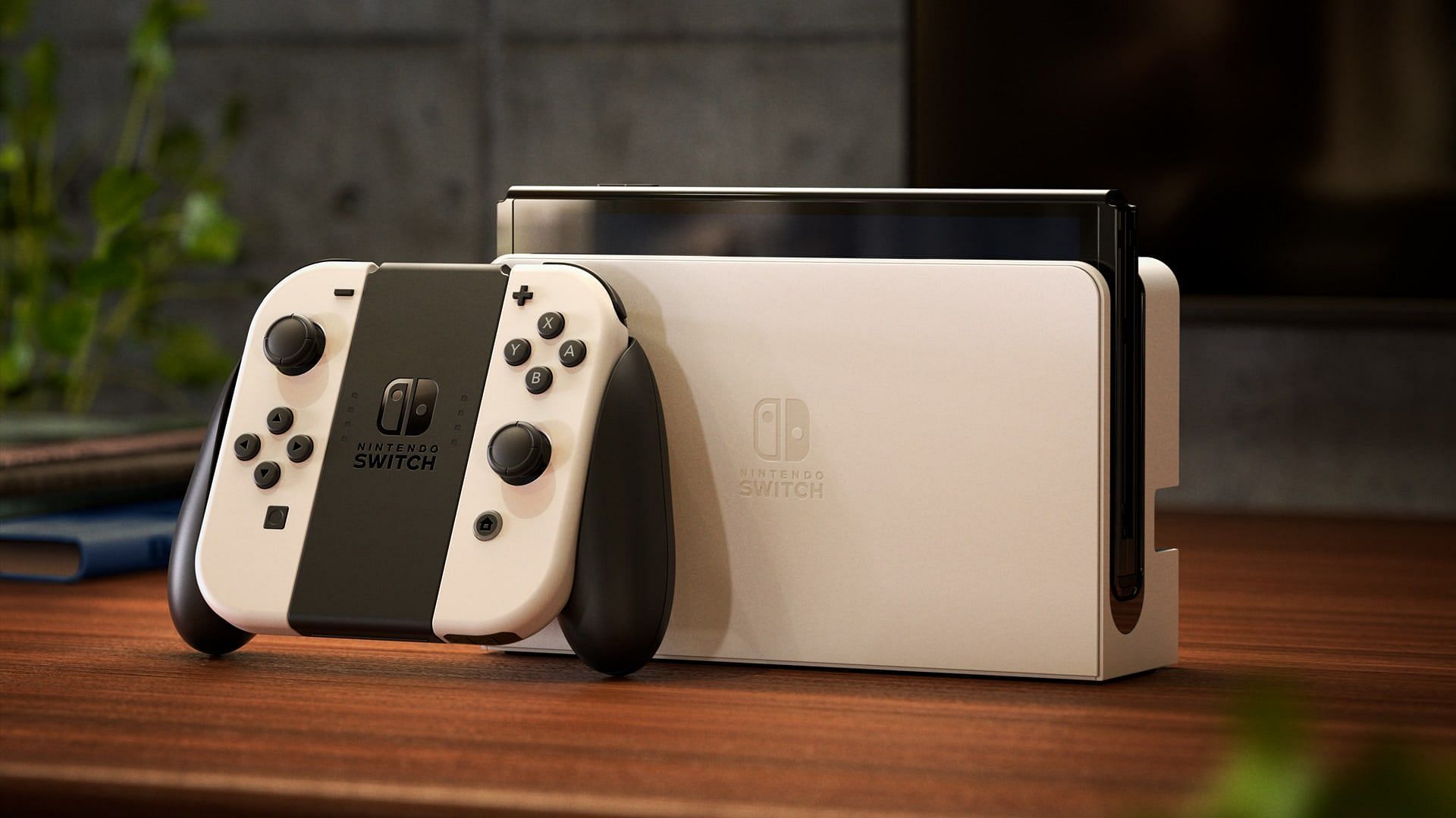 The Nintendo Switch OLED is the latest version of the console (Image via Nintendo)