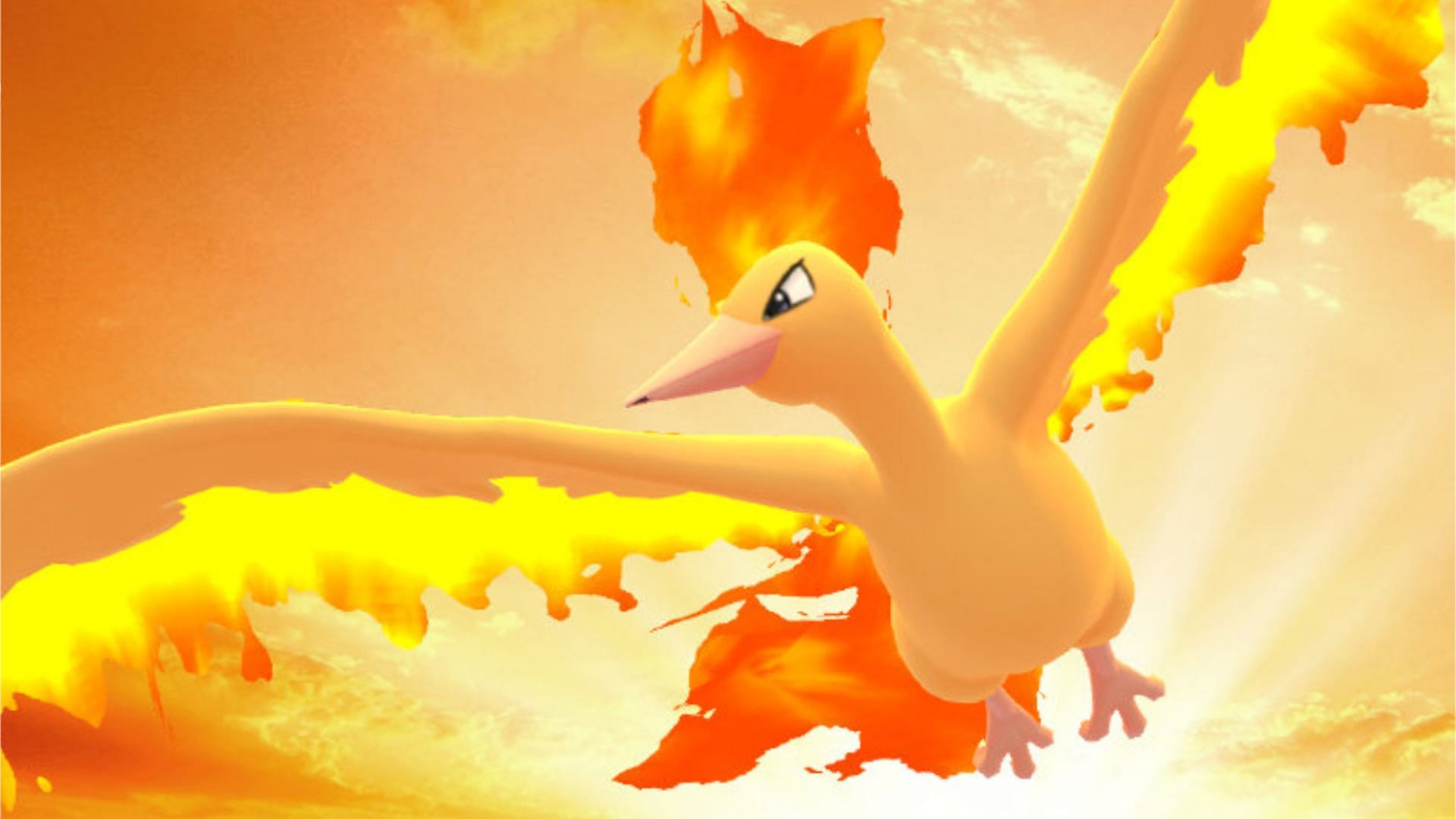 Moltres in Pokemon GO (Image via Niantic)