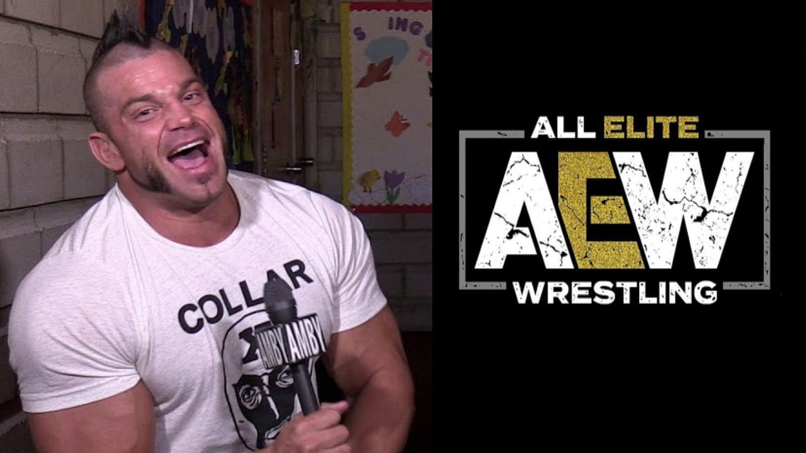 Brian Cage during an interview!