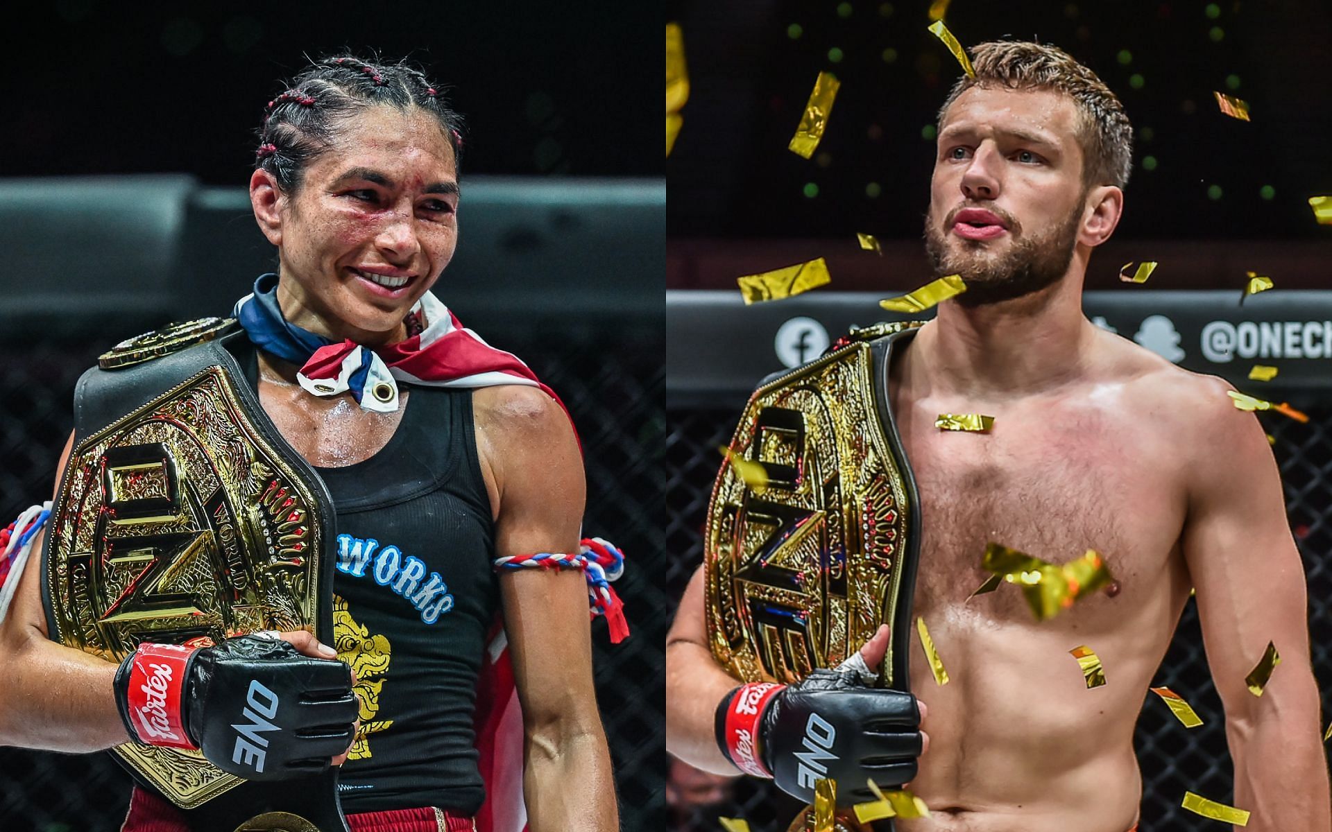 Janet Todd (left) and Reinier de Ridder (right) [Photos ONE Championship]