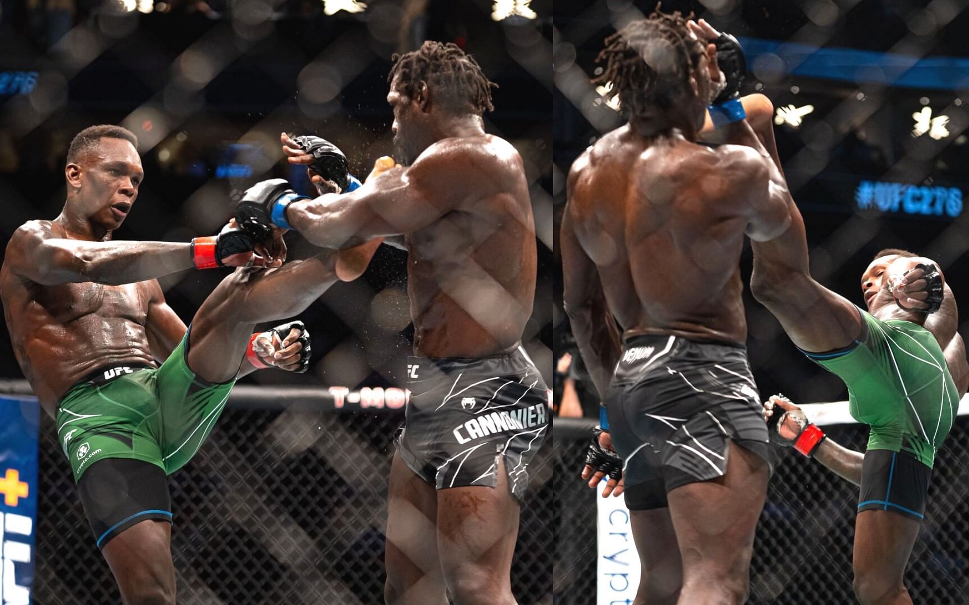 Israel Adesanya vs. Jared Cannonier at UFC 276 [Images courtesy: @ufc via Instagram]
