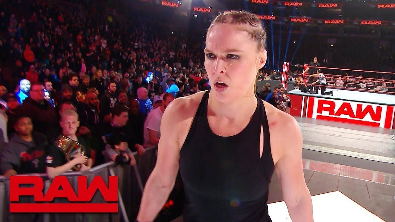 Ronda Rousey made an untelevised appearance on RAW!