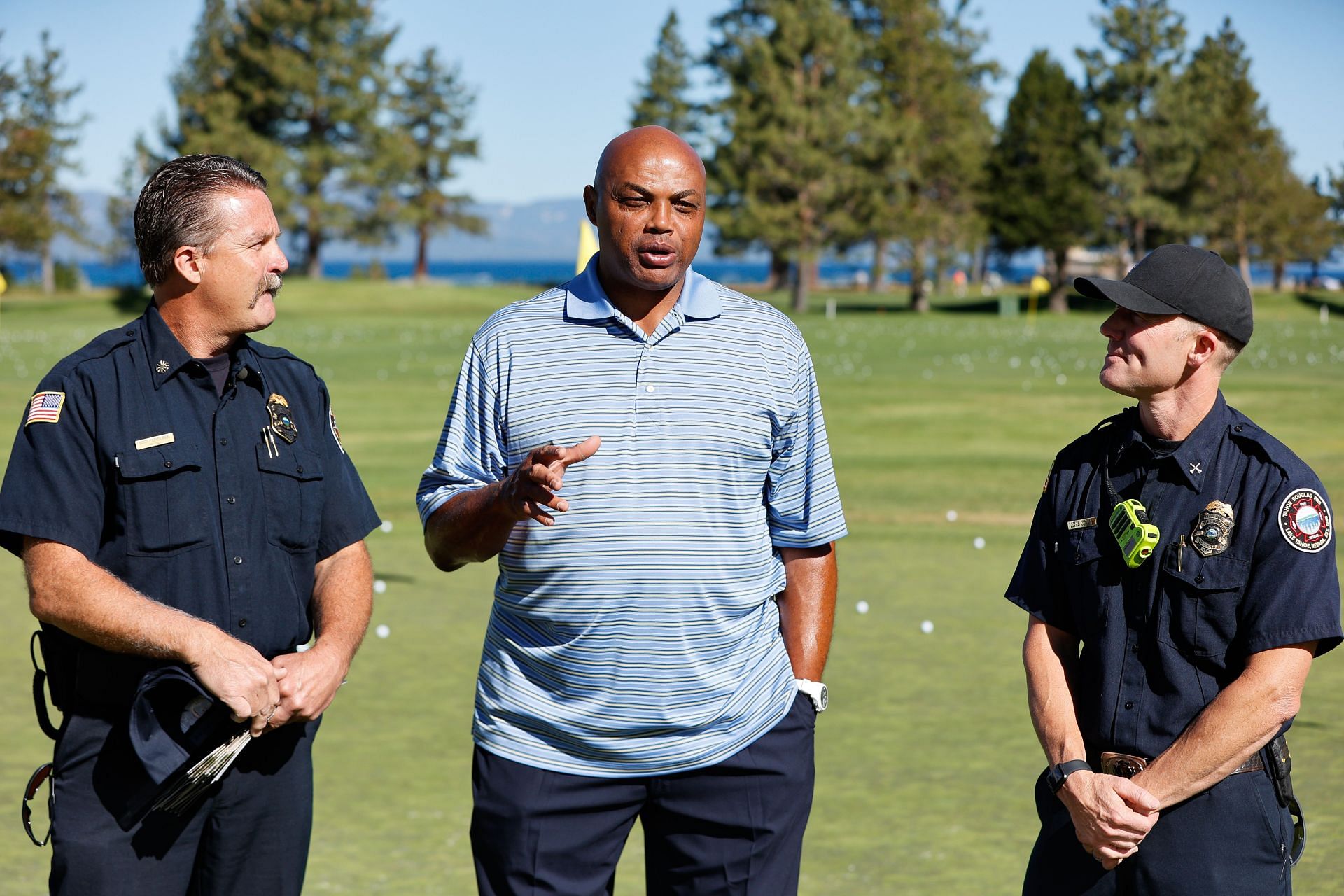 Charles Barkley at the 2022 American Century Championship - Round Two