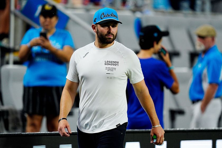 Baker Mayfield isn't starting for Panthers this weekend