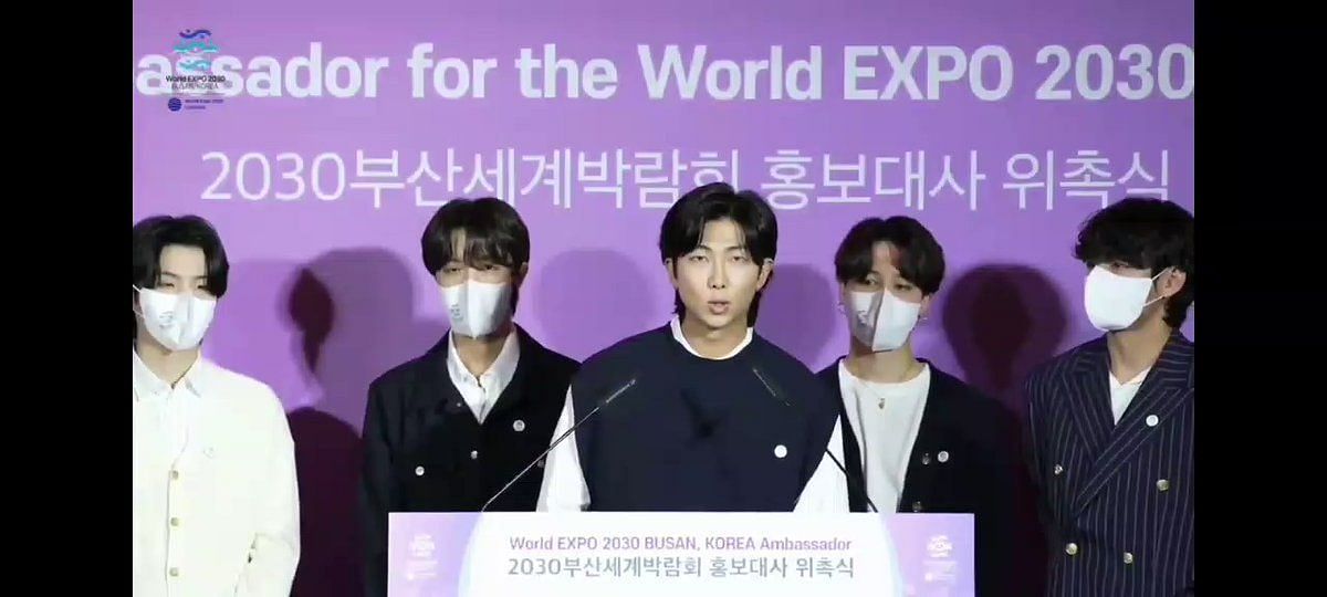 BTS Officially Appointed as Ambassadors for World Expo 2030 Busan