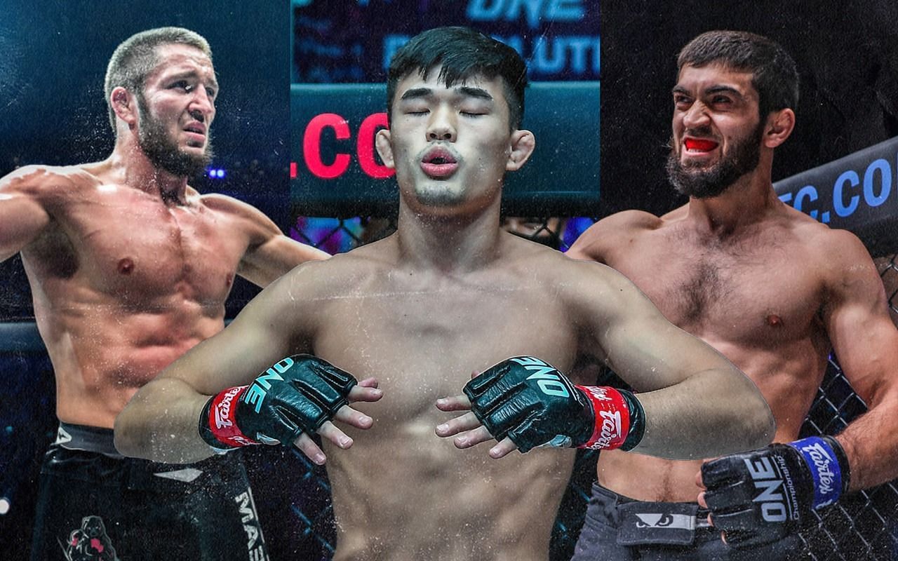 Saygid Izagakhmaev (left), Christian Lee (middle) and Dagi Arslanaliev (right) [Photo Credits: ONE Championship]