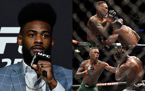 Aljamain Sterling (L); Adesanya vs. Cannonier (R)