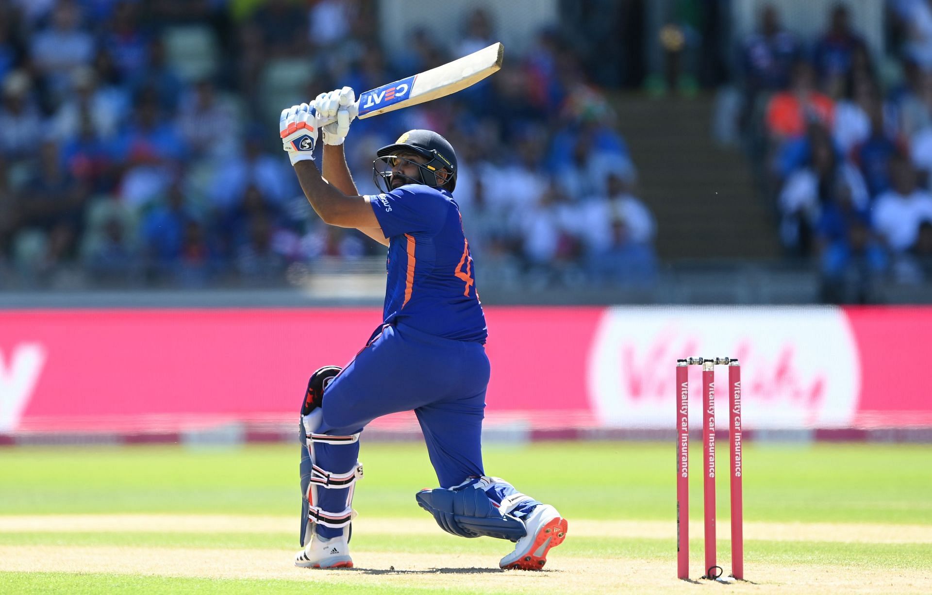 Captain Rohit Sharma led from the front with a quickfire 31. (P.C.:Getty)
