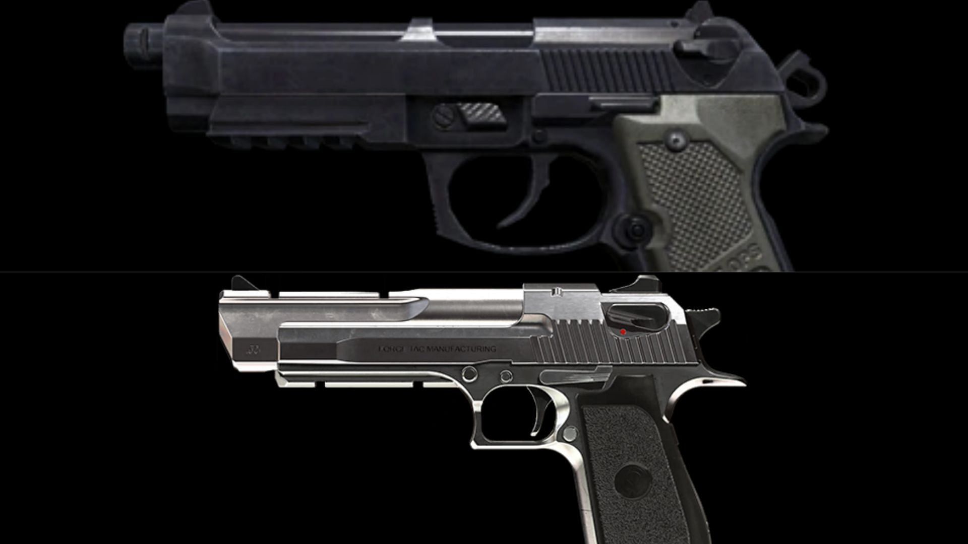 The Beretta m9 and .50 GS Desert Eagle (Image via Activision)