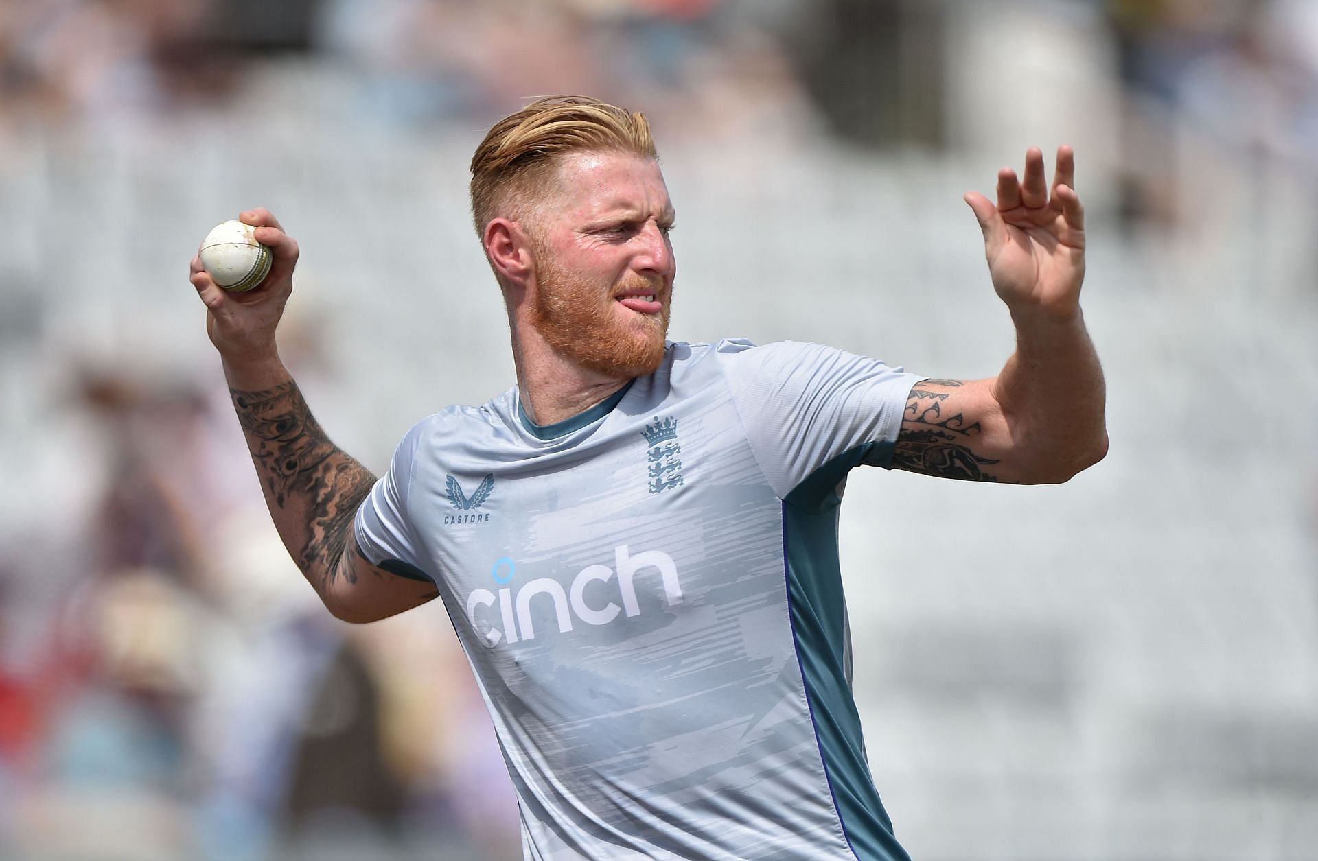 Ben Stokes warms up ahead of the 1st ODI against South Africa. (Pic: Getty Images)