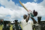 ओमारी बैंक्स मैच जीतने के बाद अपनी ख़ुशी जाहिर करते हुए