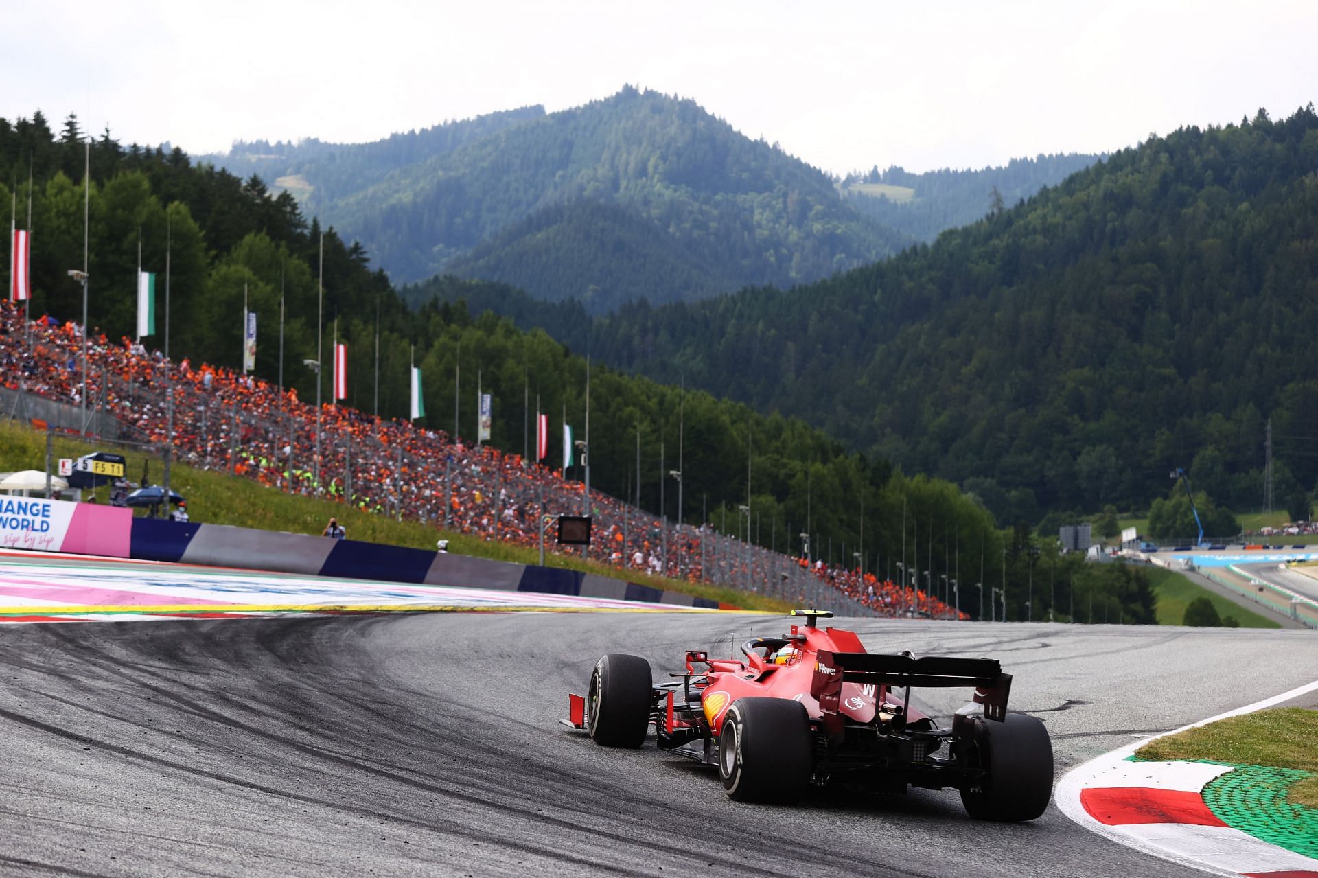 Carlos Sainz at the 2021 F1 Grand Prix of Austria