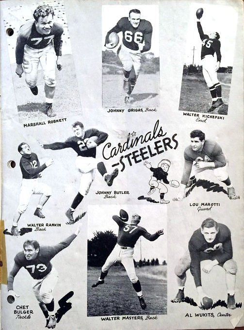 Steelers Throwback Thursday: History of the 1944 Card-Pitt football team -  Steel City Underground