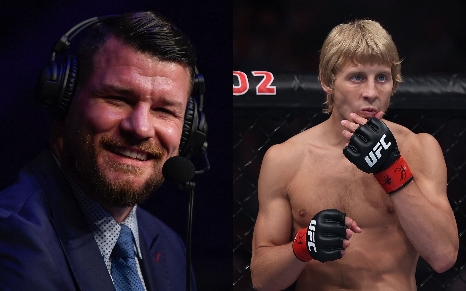 Michael Bisping (L) discussed the unique traits of Paddy Pimblett (R) 