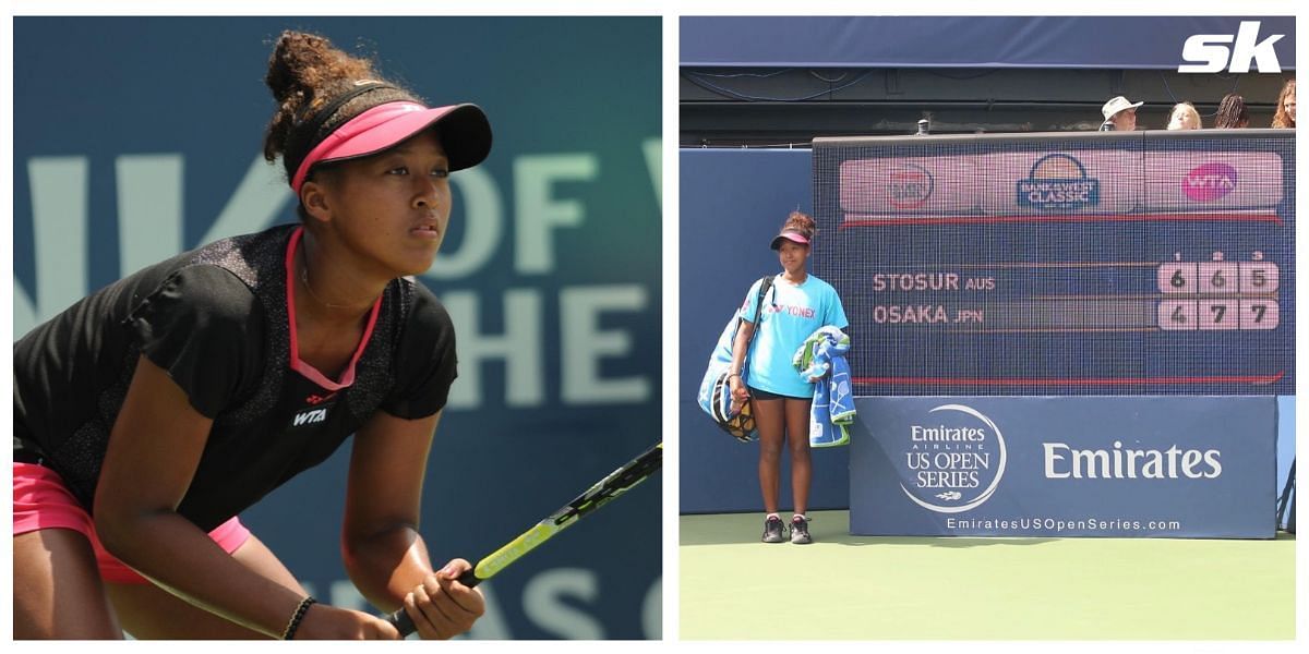 Naomi Osaka beat Samantha Stosur on her WTA debut at the 2014 Bank of the West Classic