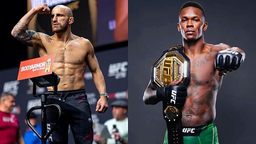 Alexander Volkanovski (left) and Israel Adesanya(right) Images Courtesy: @alexvolkanovski and @stylebender on Instagram]