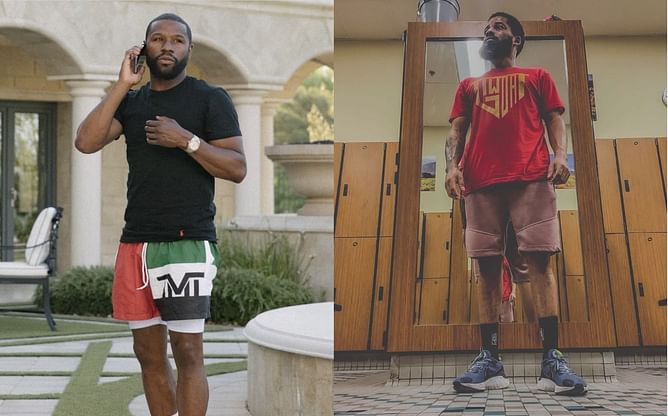 "All we need is a space the size of a bathroom" - Trainer GT drops unseen footage of his drill with Floyd Mayweather