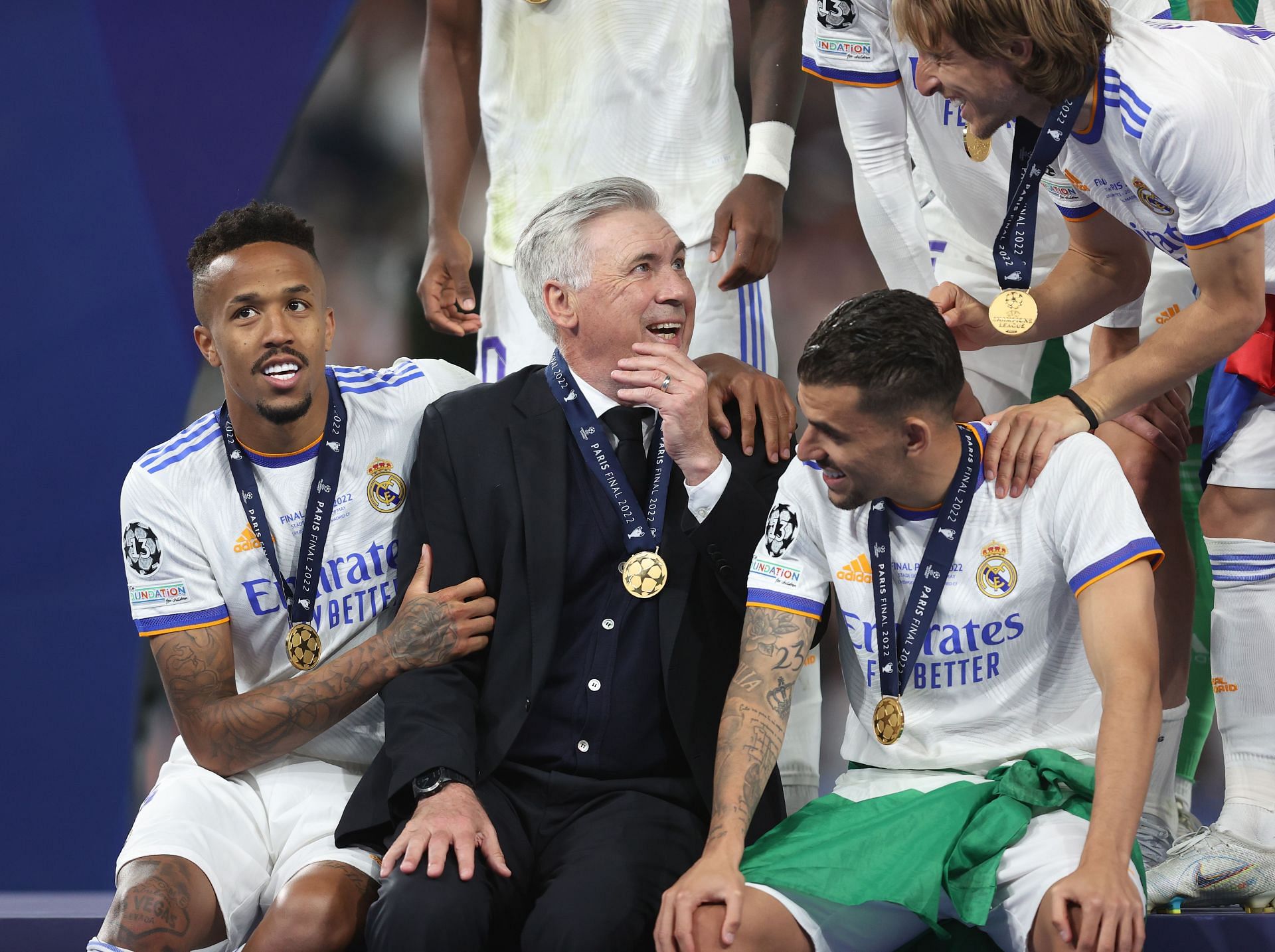 Carlo Ancelotti led Real Madrid to UEFA Champions League success last season
