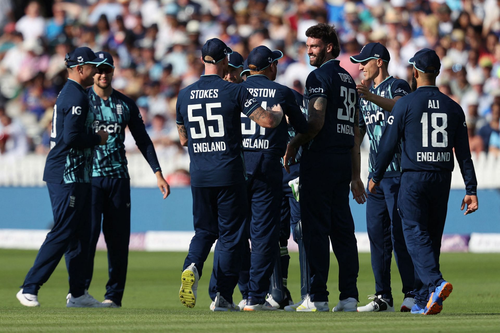 England won the second ODI against India by 100 runs. (Credits: Getty)