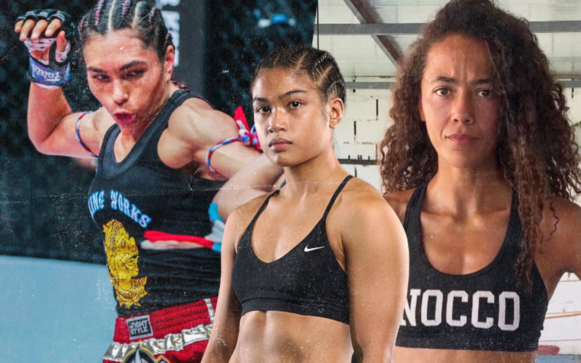 Janet Todd (L), Jackie Buntan (M), and Lara Fernandez (R) [Credit: ONE Championship]
