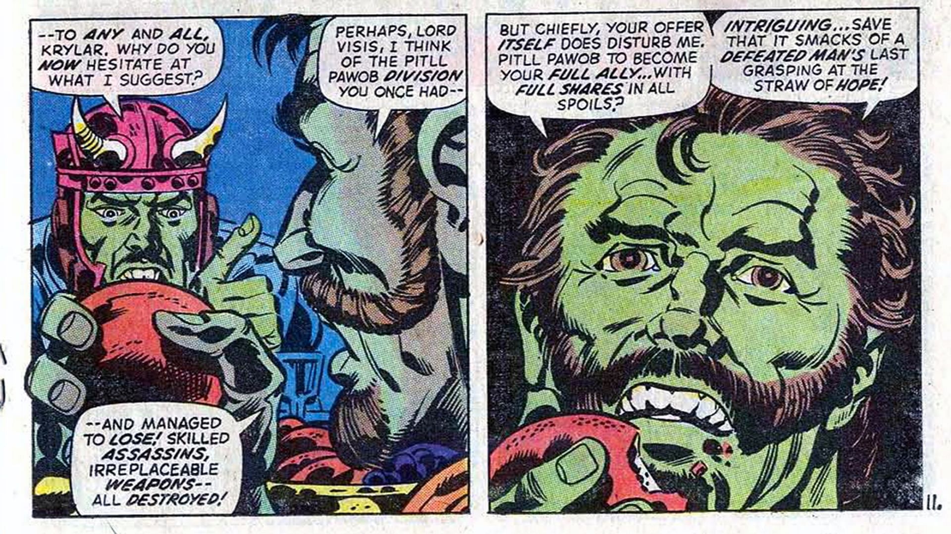 Krylar from The Incredible Hulk #156 (Image via Marvel Comics)