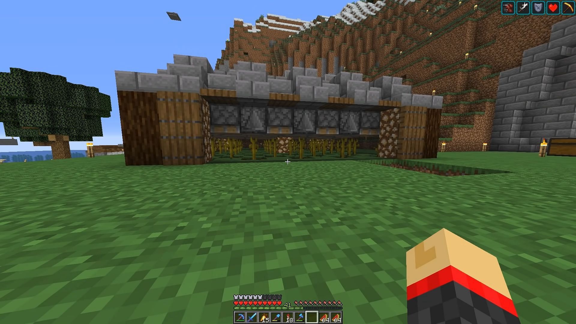Beginner farms in Minecraft (Image via Shulkercraft)