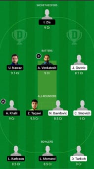 CRO vs SWE Dream11 Prediction - ICC Men's T20 World Cup Qualifier A