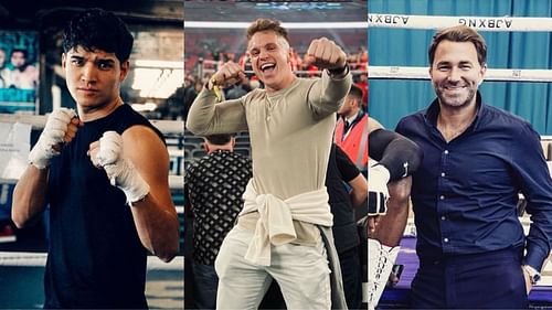 Alex Wassabi (@alexwassabi), Joe Weller (@joeweller), Eddie Hearn (@eddiehearn) [images courtesy of Instagram]