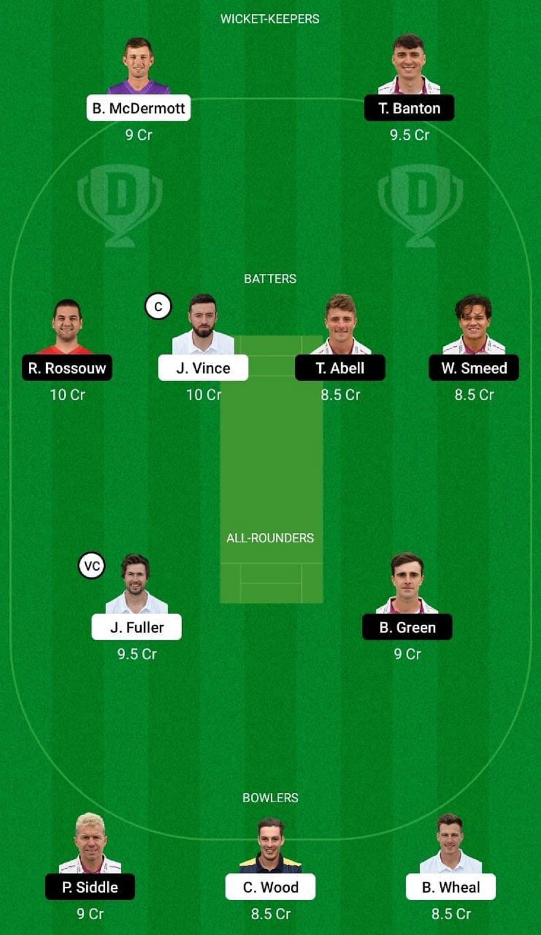 HAM vs SOM Dream11 Fantasy Suggestion #1