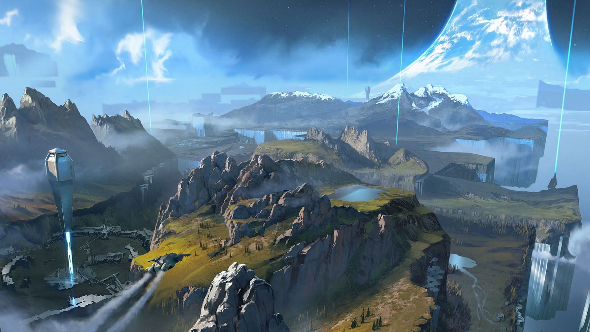 Zeta Halo as featured in Halo Infinite (Image via 343 Industries)