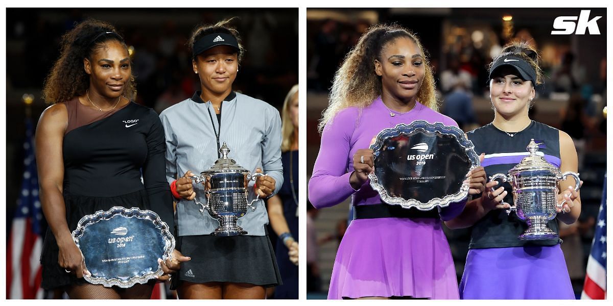 Serena was beaten by Osaka and Andreescu in the 2018 and 2019 US Open finals respectively