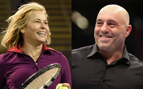 Chelsea Handler (left), Joe Rogan (right)