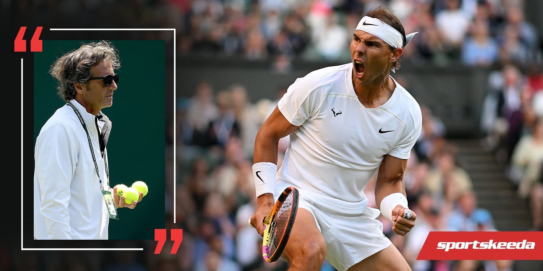 Rafael Nadal reaches the Wimbledon quarterfinals