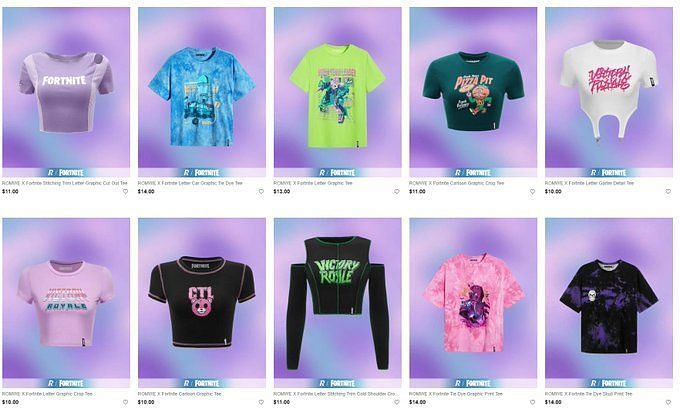 New Fortnite x ROMWE collaboration reveals mind-blowing merchandise for ...