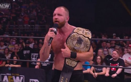 Interim AEW World Champion Jon Moxley had a segment with WWE legend.