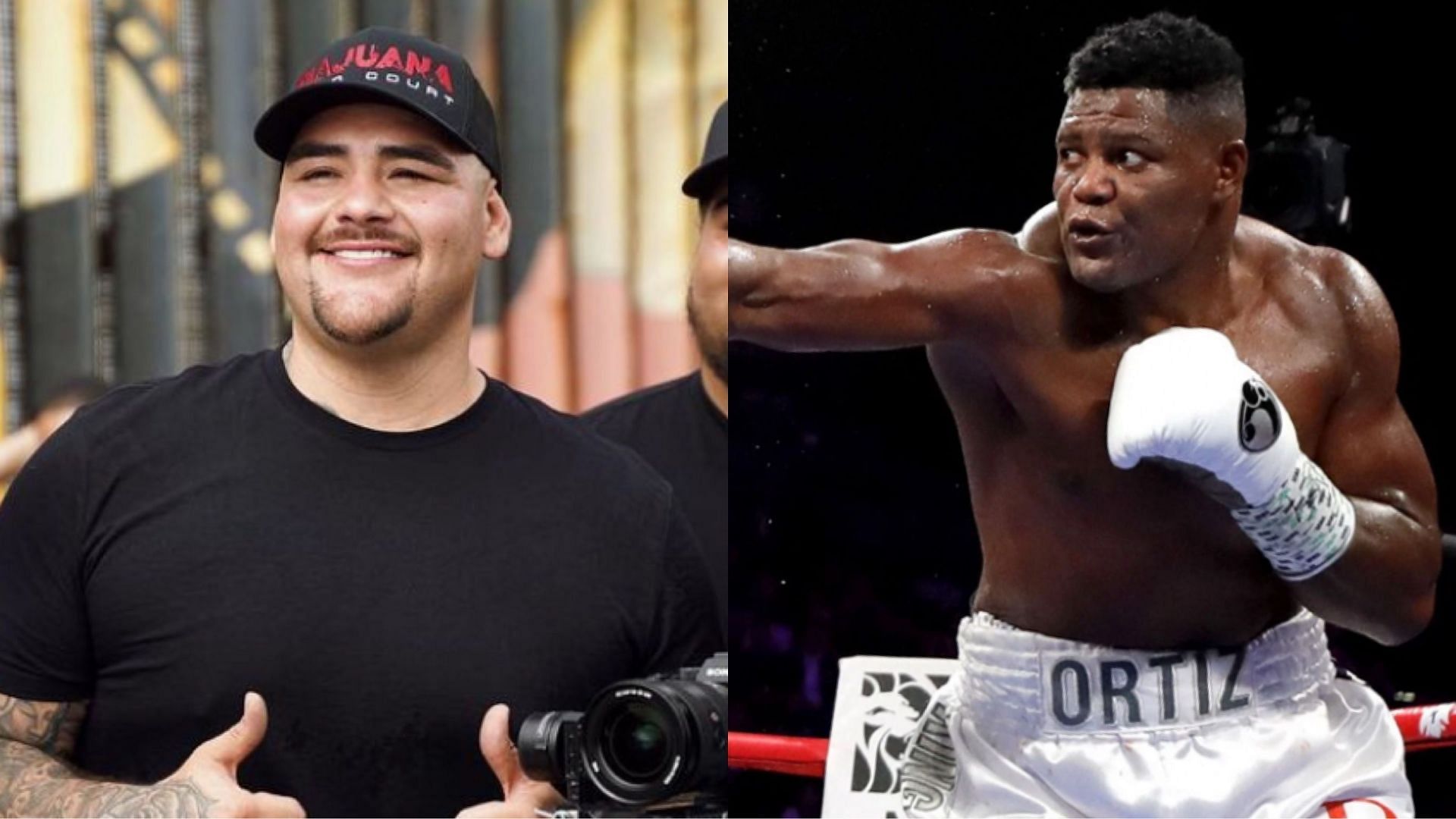 Andy Ruiz Jr. (left, @andy_destroyer13), Luis Ortiz (right) [images courtesy of Instagram and Getty]