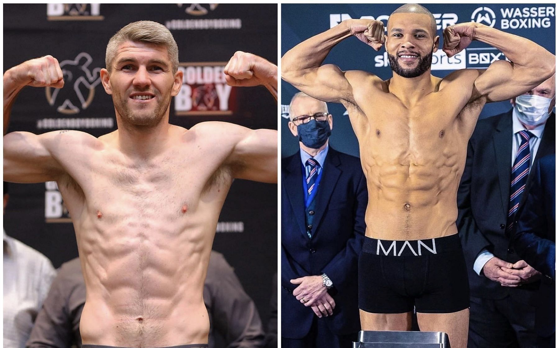 Liam Smith (left), Chris Eubank Jr. (right) - Images via @liambeefysmith and @chriseubankjr on Instagram