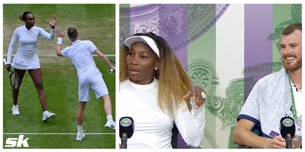 Venus Williams and Jamie Murray