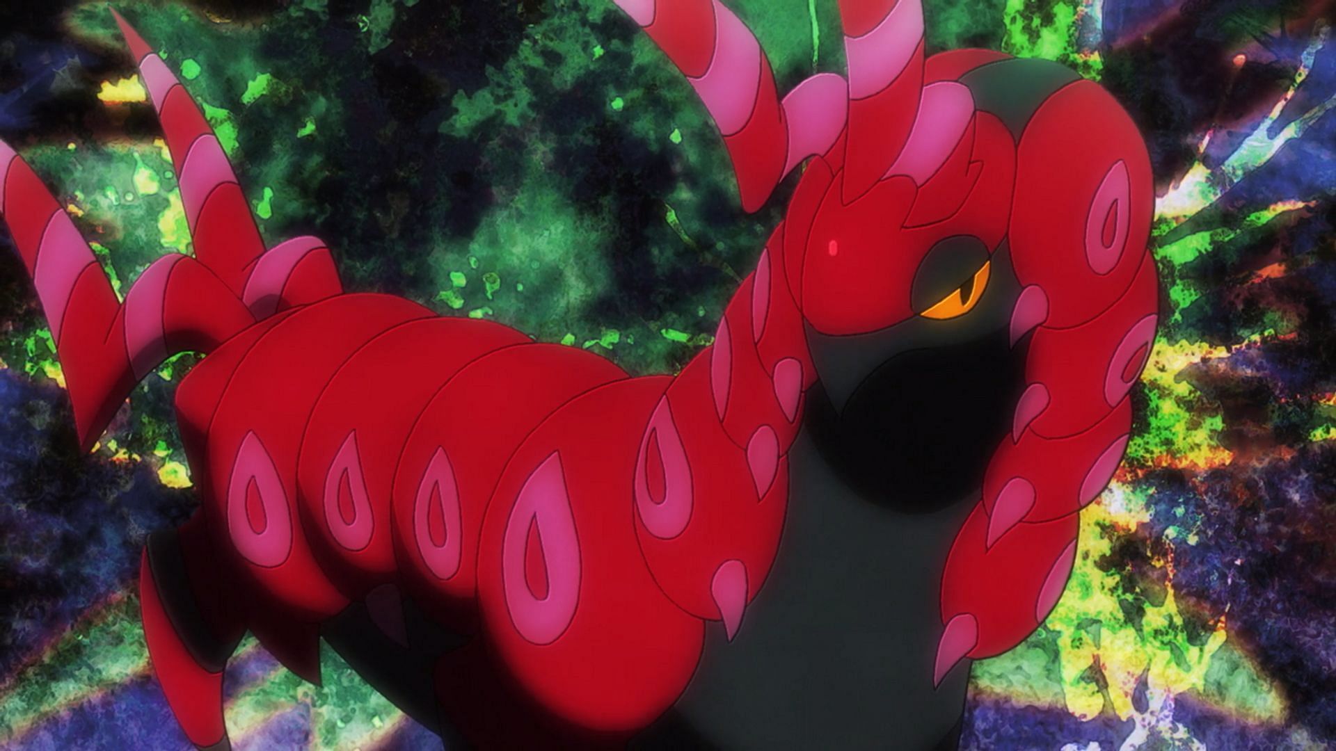 Scolipede as it appears in the anime (Image via The Pokemon Company)