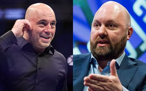 Joe Rogan (left), Marc Andreessen (right) [Image courtesy of cnbc.com]